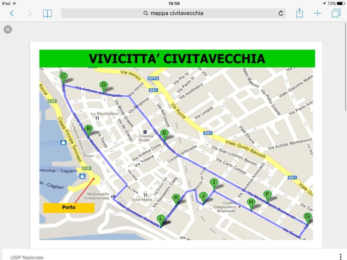 Whole Holiday Home Apartment Splendid Civitavecchia Da Pamino & Priscilla Bagian luar foto